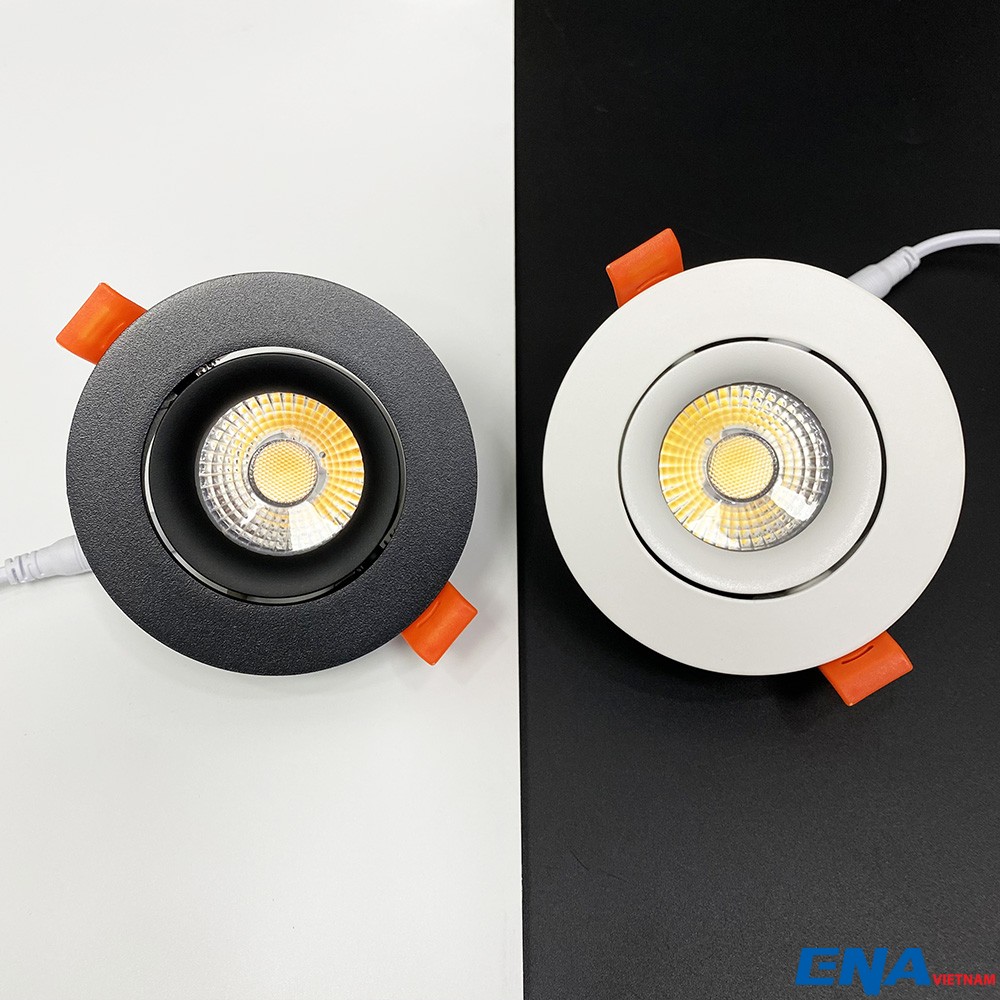 Đèn LED âm trần chỉnh hướng 5W mẫu DCE