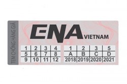 Thay đổi và áp dụng tem bảo hành mới của ENA Vietnam