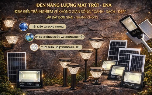 Năng lượng mặt trời - Giải pháp chiếu sáng bền vững