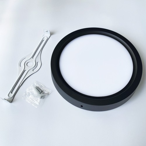 Đèn LED ốp trần tròn 12W 5000K vỏ đen mẫu OTF thumb