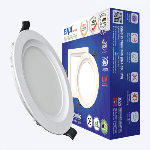 Đèn LED âm trần tròn 6W 5000K mẫu ATF