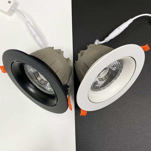 Đèn LED âm trần chỉnh hướng 15W mẫu DCE thumb