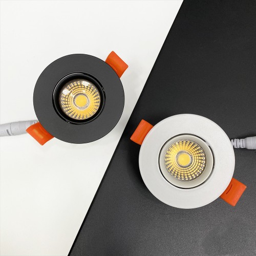 Đèn LED âm trần chỉnh hướng 7W 5000K mẫu DCE