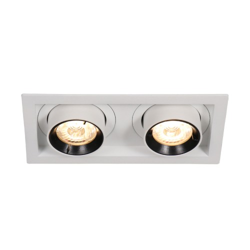 Đèn LED âm trần chỉnh hướng đôi 2x7W mẫu DCG thumb