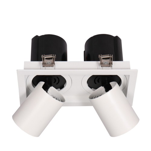 Đèn LED âm trần chỉnh hướng đôi 2x7W mẫu DCG thumb