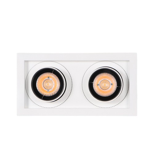 Đèn LED âm trần chỉnh hướng đôi 2x7W mẫu DCG thumb