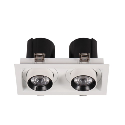 Đèn LED âm trần chỉnh hướng đôi 2x7W mẫu DCG thumb