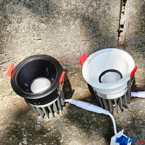 Đèn âm trần chỉnh hướng 7W tròn mẫu DCP