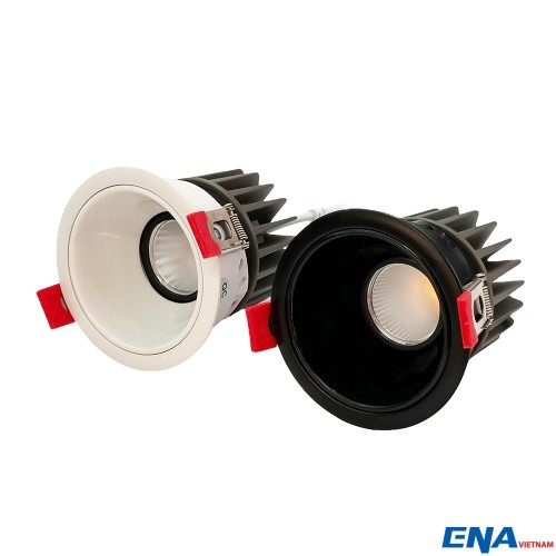 Đèn âm trần chỉnh hướng 7W 3000K/4000K/5000K/6000K mẫu DCP tròn