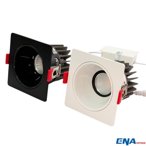 Đèn âm trần chỉnh hướng 3W 3000K/4000K/6000K mẫu DCP Vuông