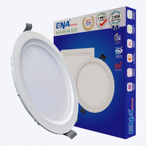 Đèn LED âm trần tròn 9W 5000K mẫu ATF