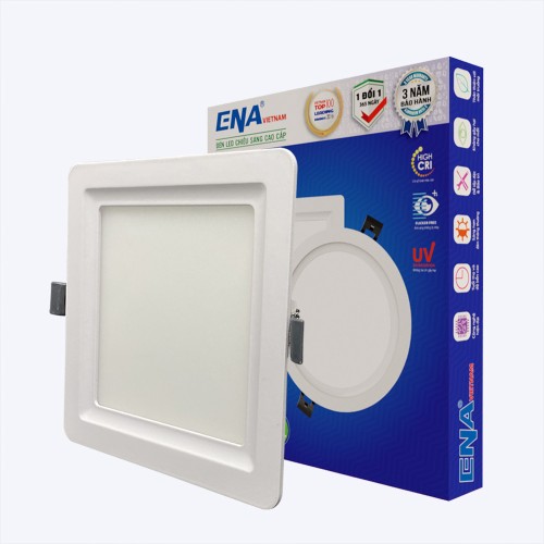 Đèn LED âm trần vuông 9W Trắng, Trung tính, Vàng mẫu AVF