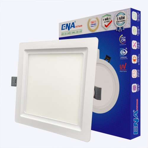 Đèn LED âm trần vuông 12W Trắng, Trung tính, Vàng mẫu AVF