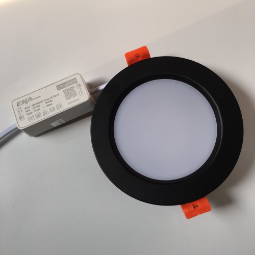 Đèn LED âm trần Downlight 9W 5000K mẫu DTD vỏ đen thumb