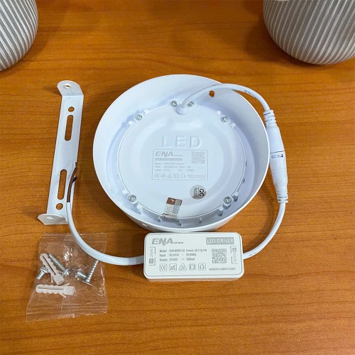 Đèn LED ốp trần tròn 9W 5000K vỏ đen mẫu OTF thumb