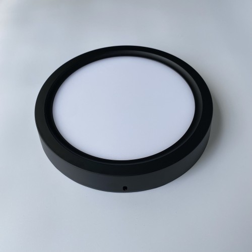 Đèn ốp trần tròn Dimmer 18W Trắng, Vàng, Trung tính vỏ đen mẫu OTF thumb