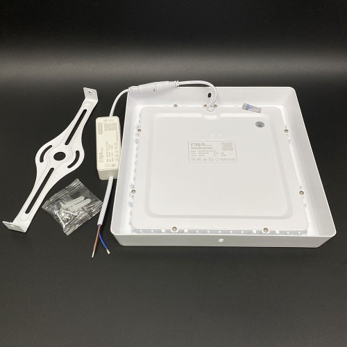 Đèn ốp trần vuông Dimmer 18W Trắng, Vàng, Trung tính vỏ đen mẫu OVF thumb