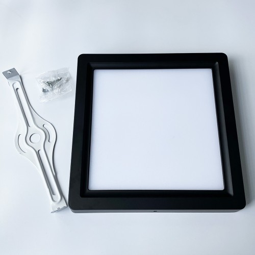 Đèn LED ốp trần vuông 18W 3 chế độ vỏ đen mẫu OVF thumb