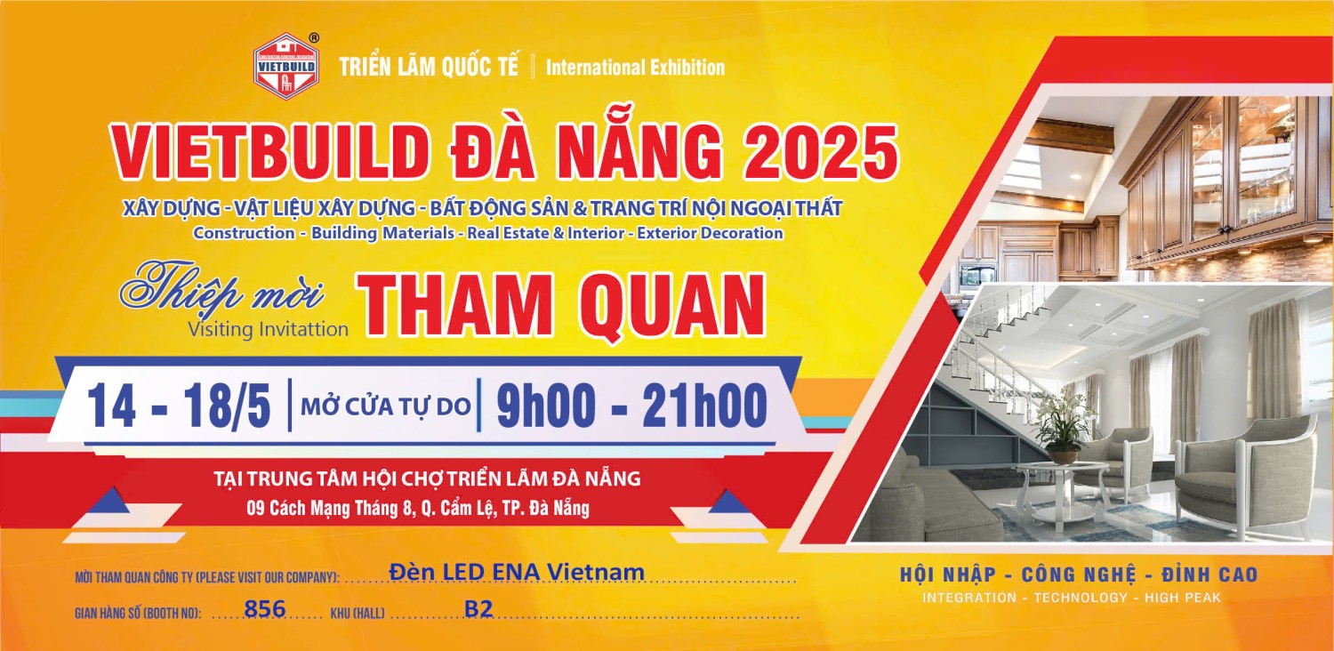 Thư mời tham dự Triển lãm Quốc tế Vietbuild Đà Nẵng 2025