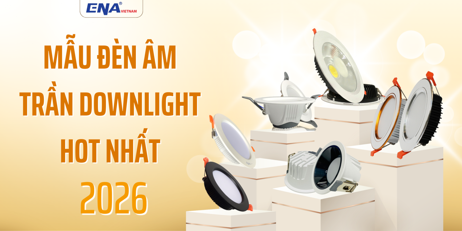 Top mẫu đèn Downlight được yêu thích nhất 2026