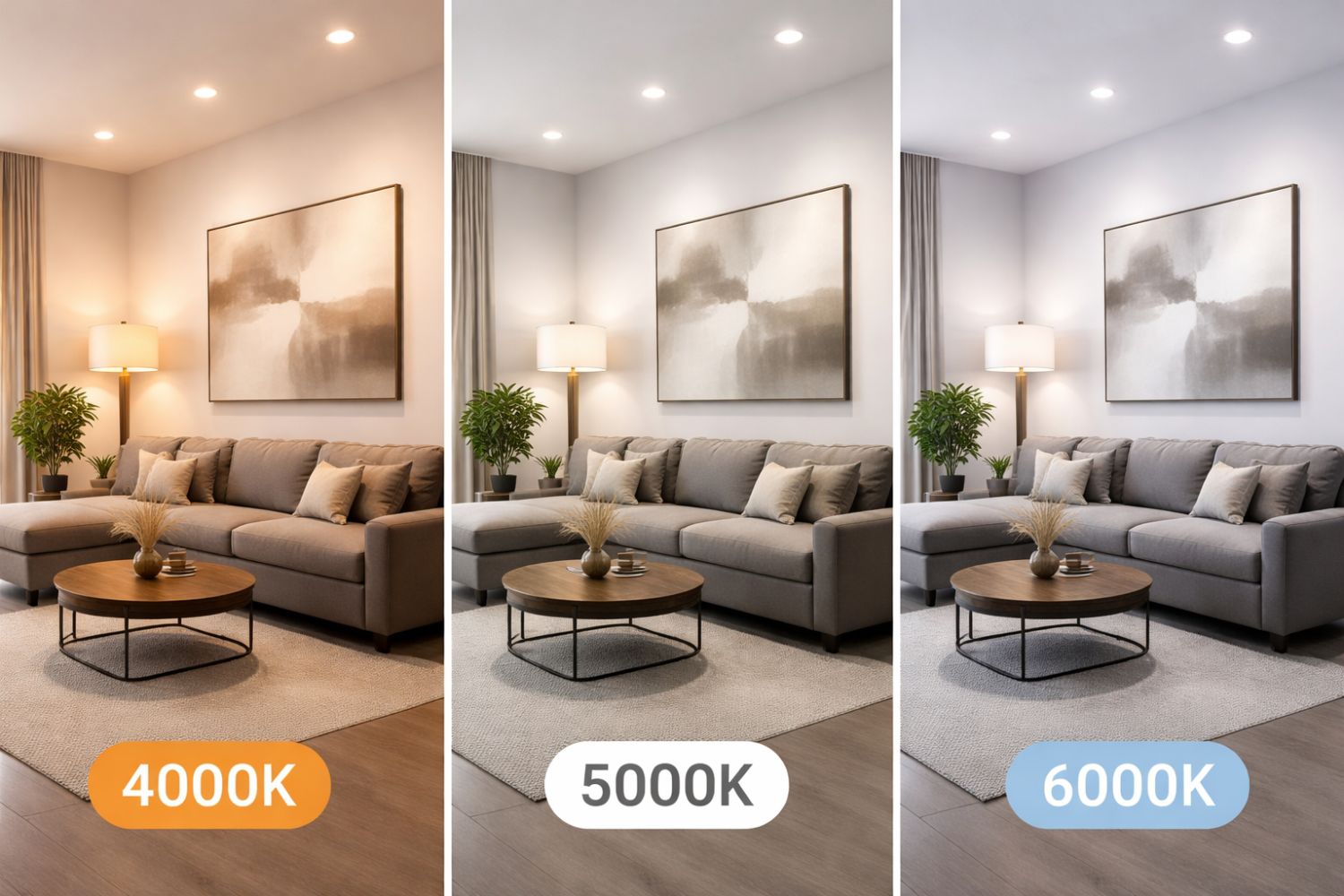 4000K 5000K 6000K