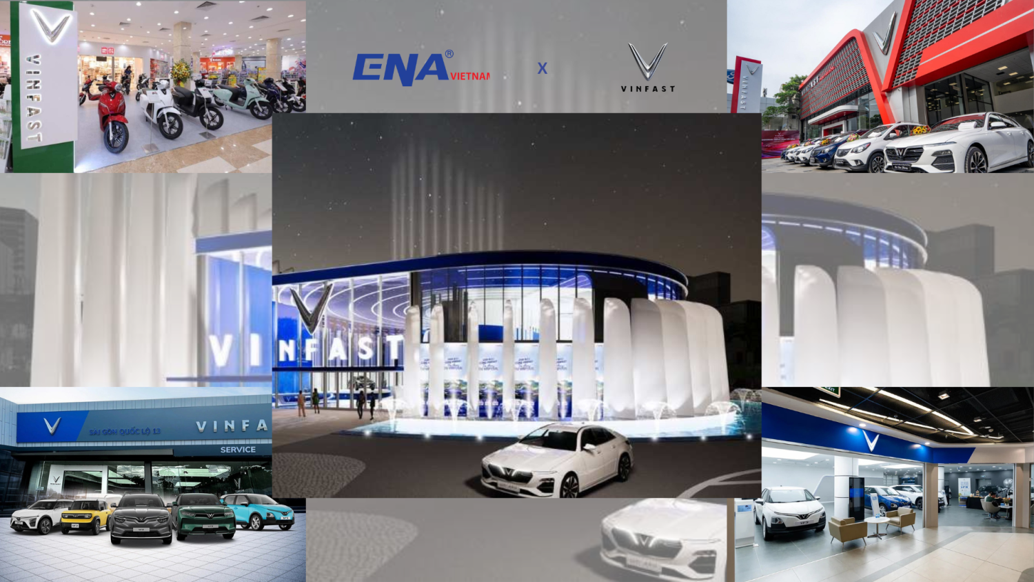 Đèn LED ENA tại chuỗi showroom VinFast TP. Hồ Chí Minh