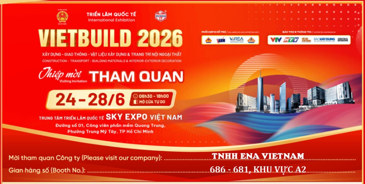 THƯ MỜI THAM DỰ TRIỂN LÃM VIETBUILD TẠI THÀNH PHỐ HỒ CHÍ MINH NĂM 2026