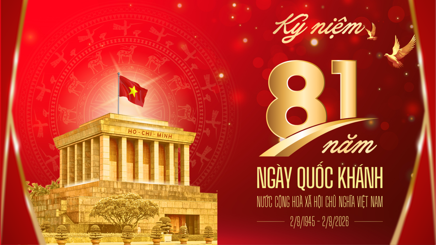 CHÚC MỪNG KỶ NIỆM NGÀY QUỐC KHÁNH VIỆT NAM
