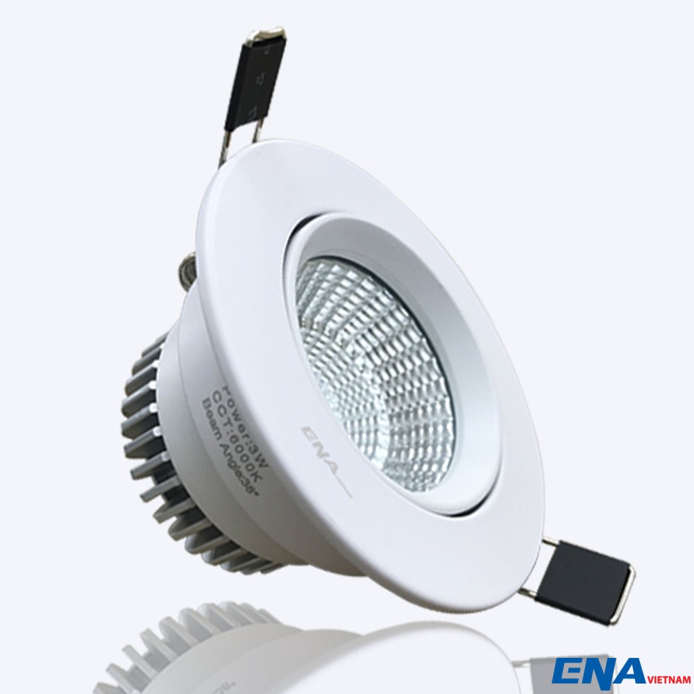 Đèn LED âm trần chỉnh hướng 12W mẫu DCA