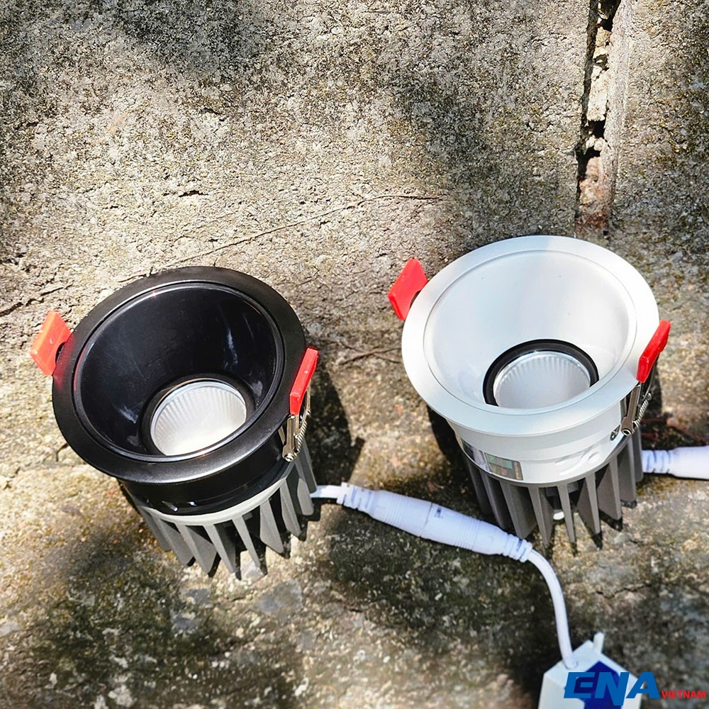 Đèn âm trần chỉnh hướng 7W tròn mẫu DCP