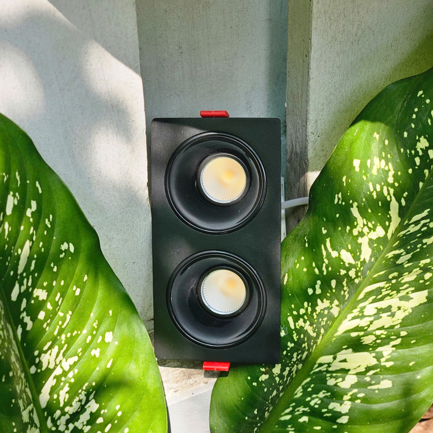 Đèn chỉnh hướng đôi 2x10w mẫu DCP