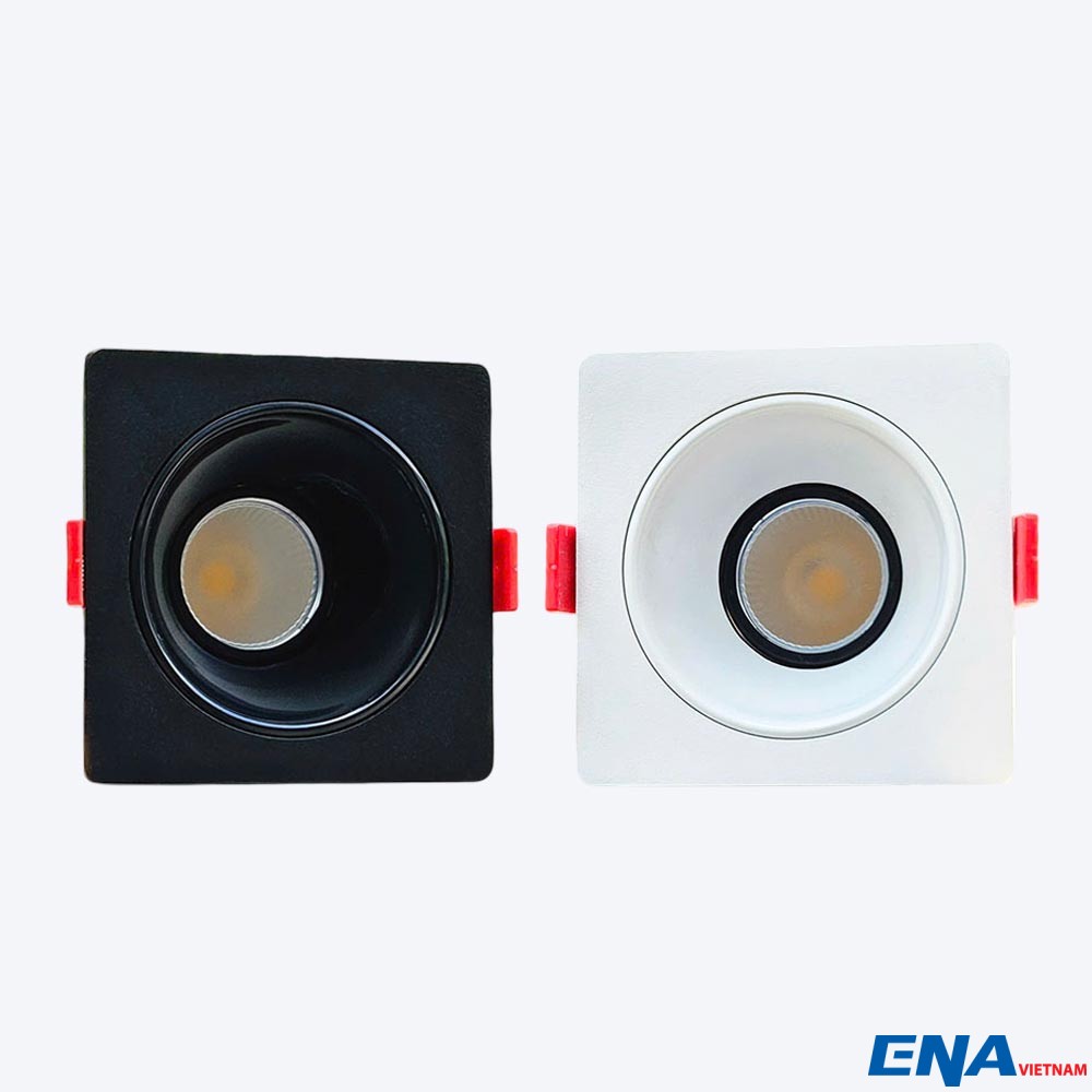 Đèn chỉnh hướng 7W 3 chế độ vuông mẫu DCP