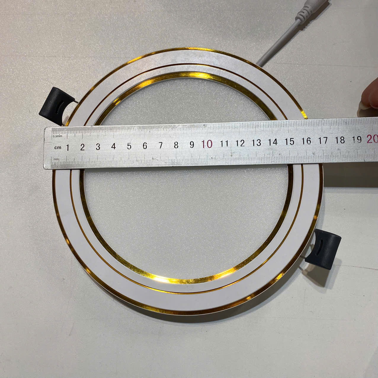 Đèn LED âm trần tròn 12W 3 chế độ mẫu ATI