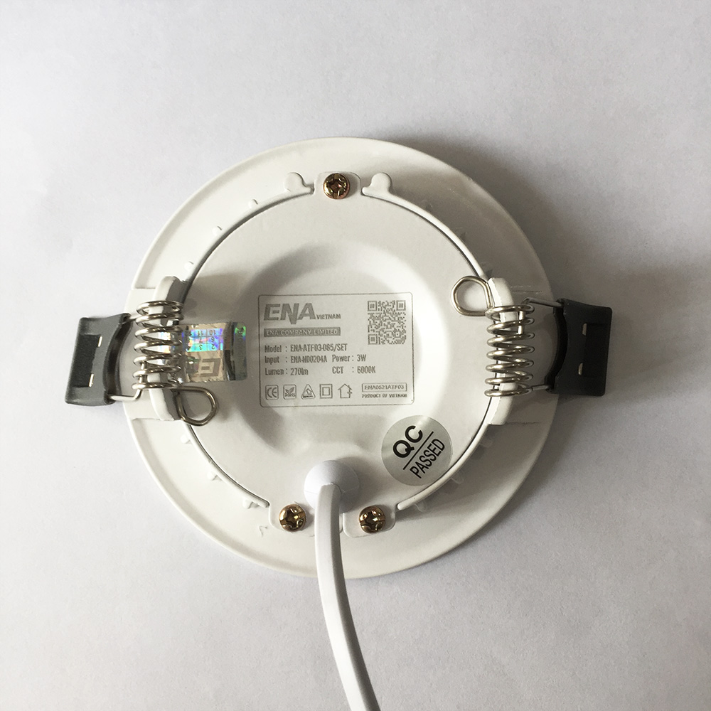 Đèn LED âm trần tròn 3W Trắng, Trung tính, Vàng mẫu ATF