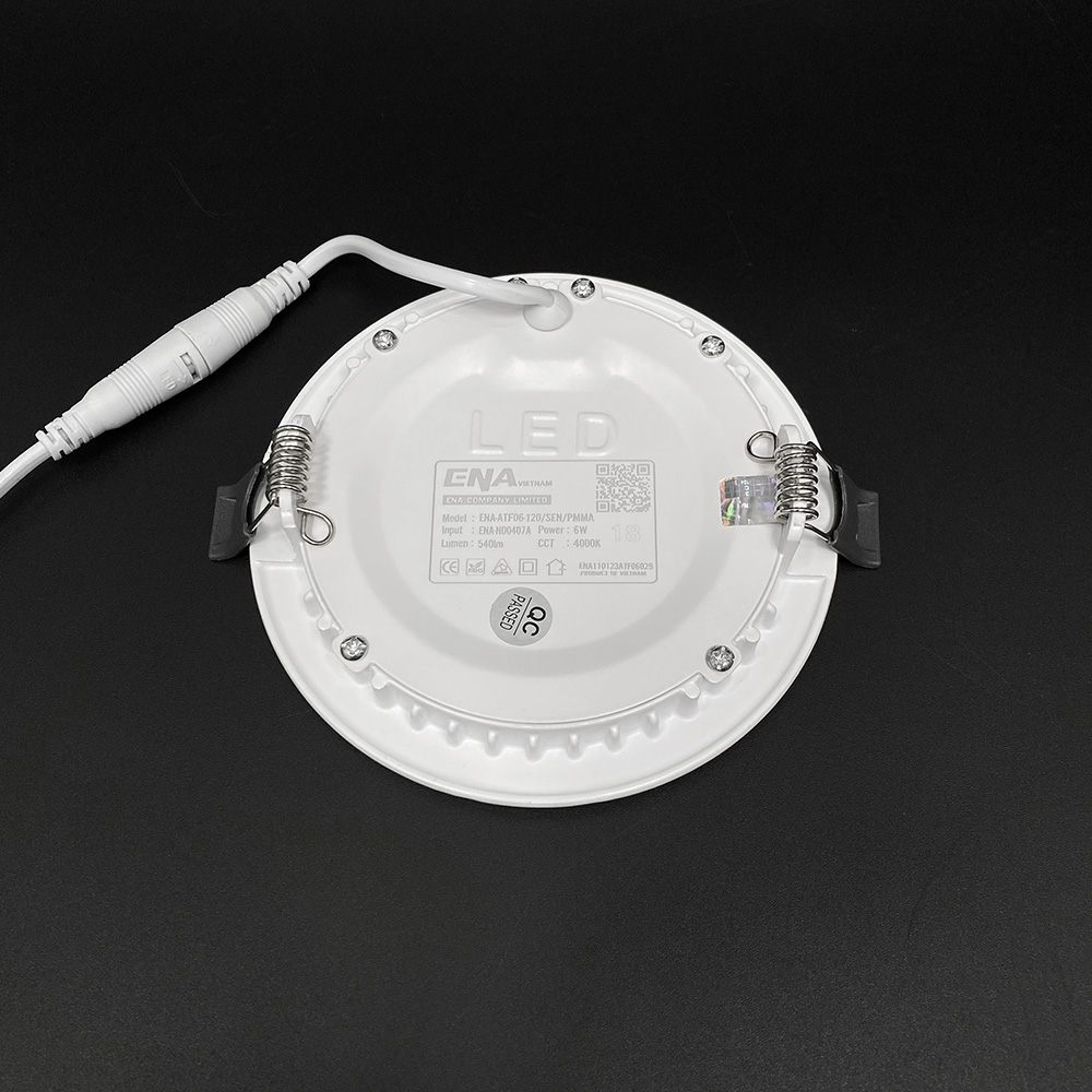 Đèn LED âm trần tròn 6W Trắng, Trung tính, Vàng mẫu ATF