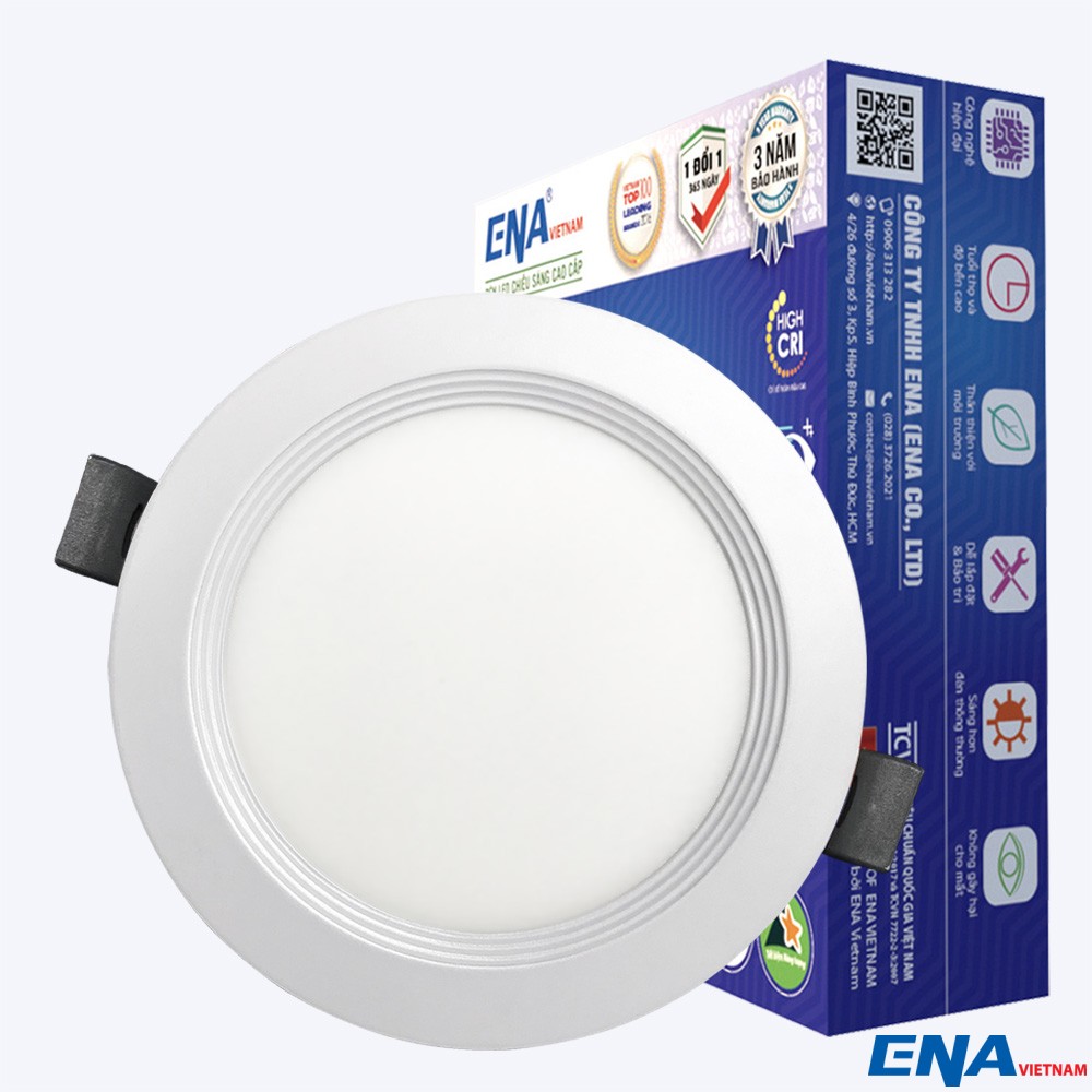 Đèn LED âm trần tròn 6W mẫu ATJ