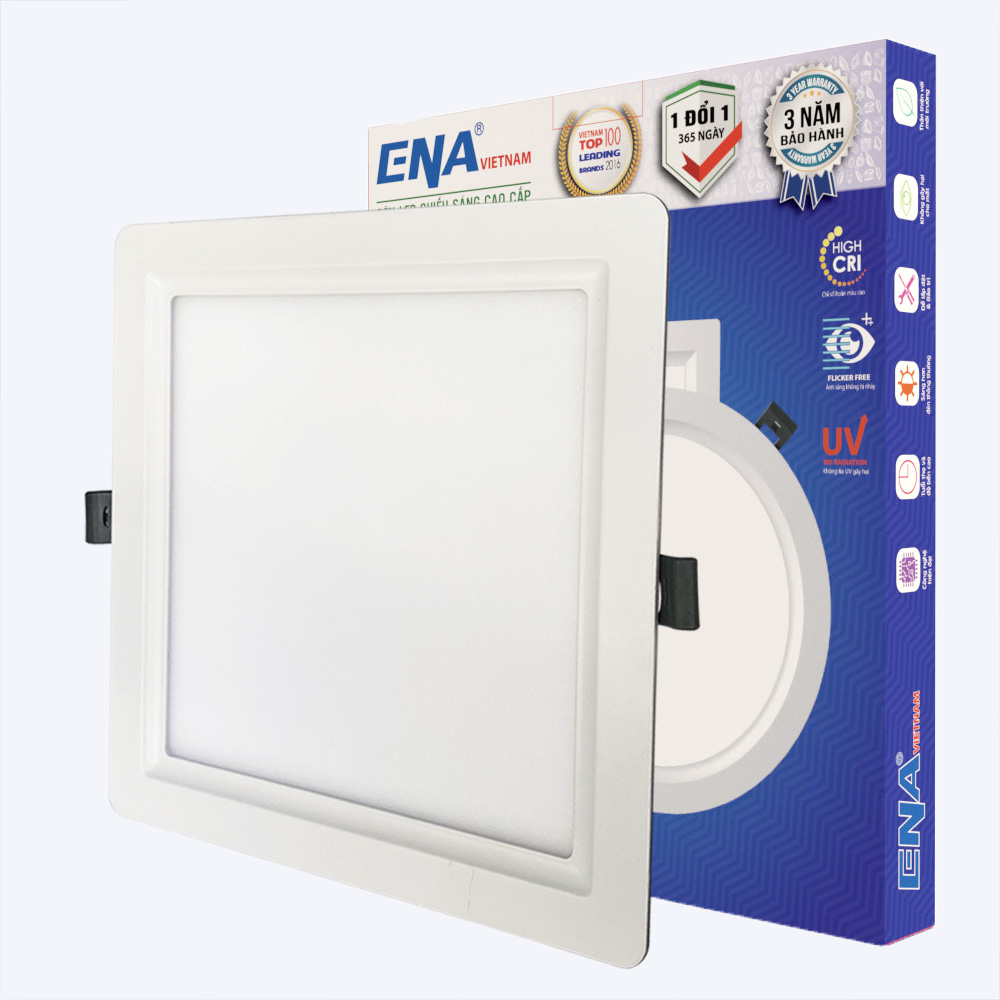 Đèn LED âm trần vuông 18W Trắng, Trung tính, Vàng mẫu AVF