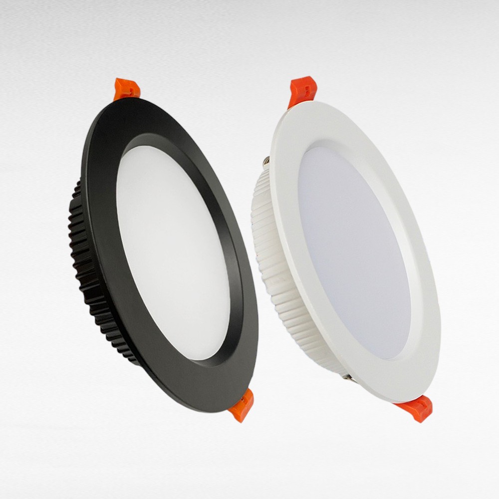 Đèn âm trần Downlight 15W mẫu DTD vỏ đen