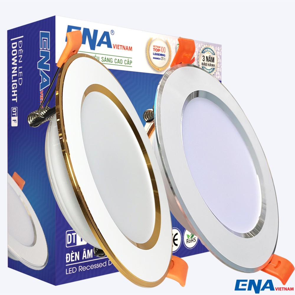 Đèn LED âm trần Downlight 9W 5000K mẫu DTF