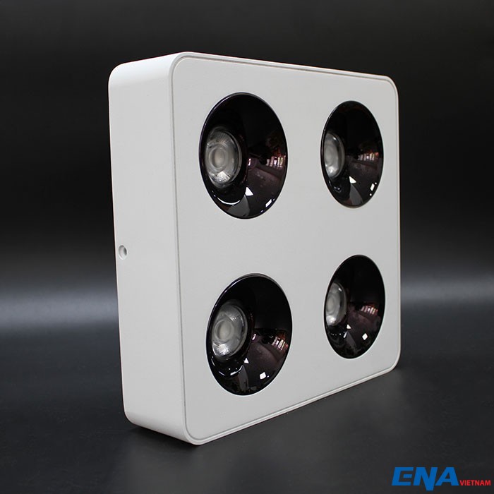 Đèn Lon nổi 4x10W mẫu LOD Dimmer