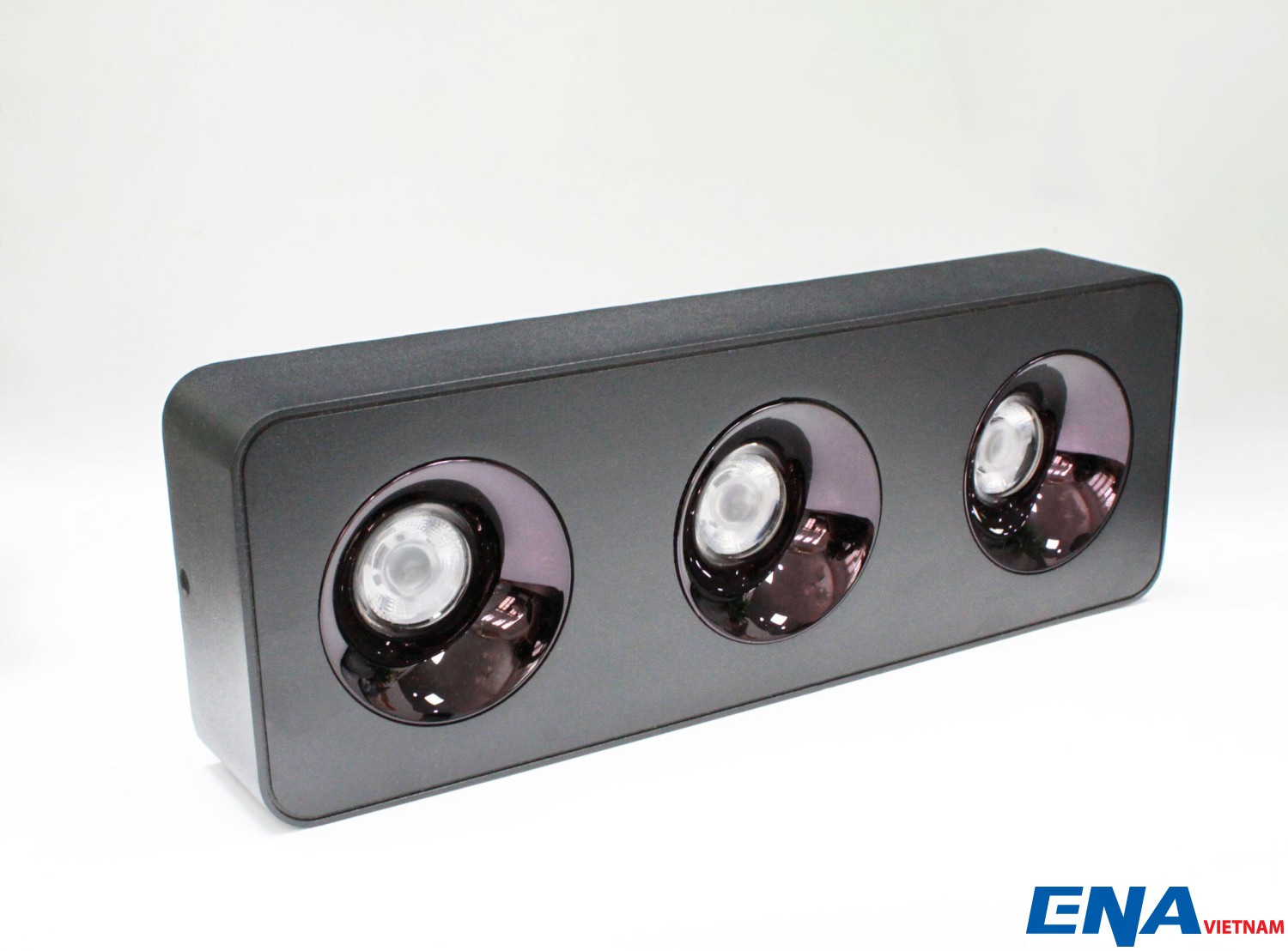 Đèn Lon nổi 3x7W mẫu LOD 3 Chế độ màu