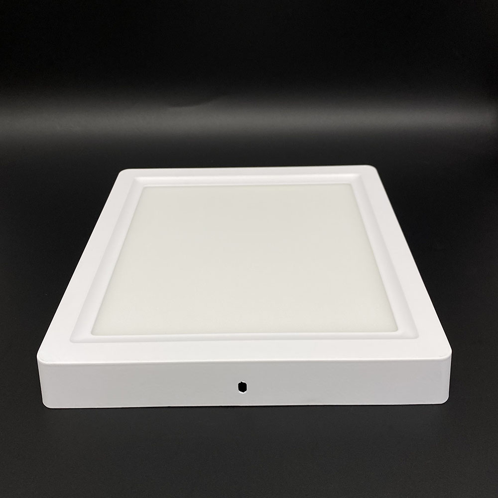 Đèn ốp trần vuông Dimmer 18W Trắng, Vàng, Trung tính vỏ đen mẫu OVF