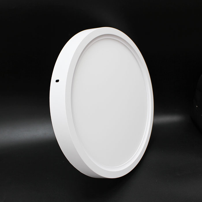 Đèn ốp trần tròn Dimmer 24W Trắng, Vàng, Trung tính vỏ đen mẫu OTF