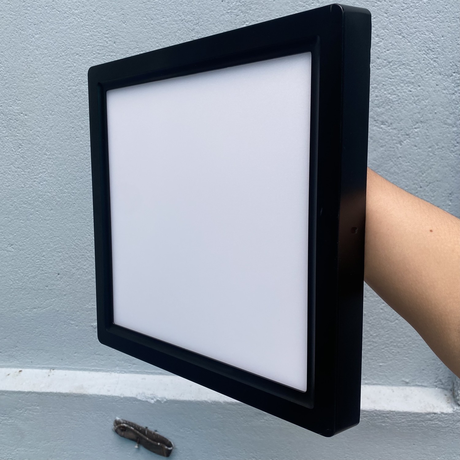 Đèn ốp trần vuông Dimmer 24W Trắng, Vàng, Trung tính mẫu OVF